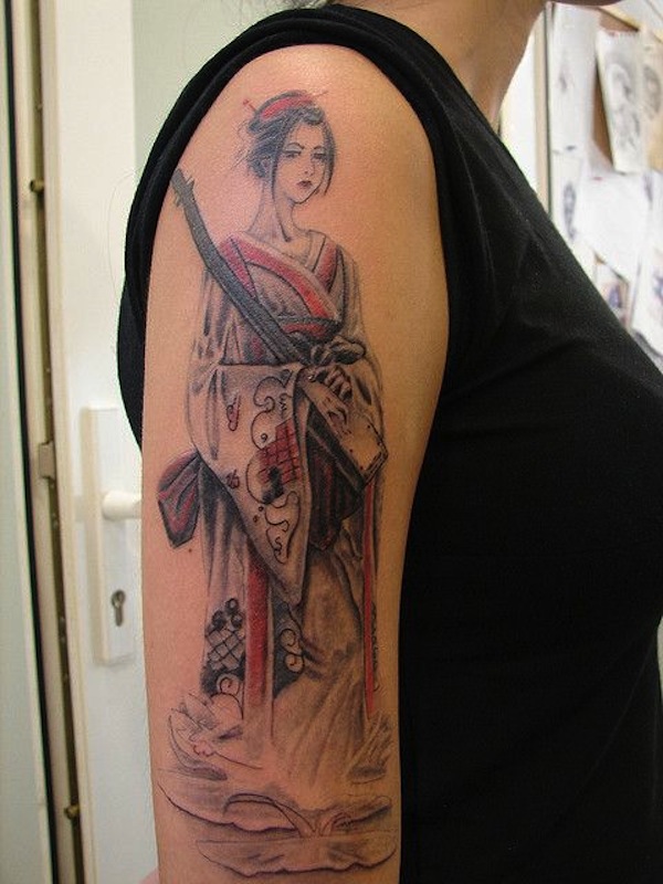 128 beste Geisha-Tattoos