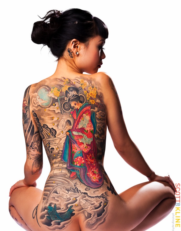 128 beste Geisha-Tattoos