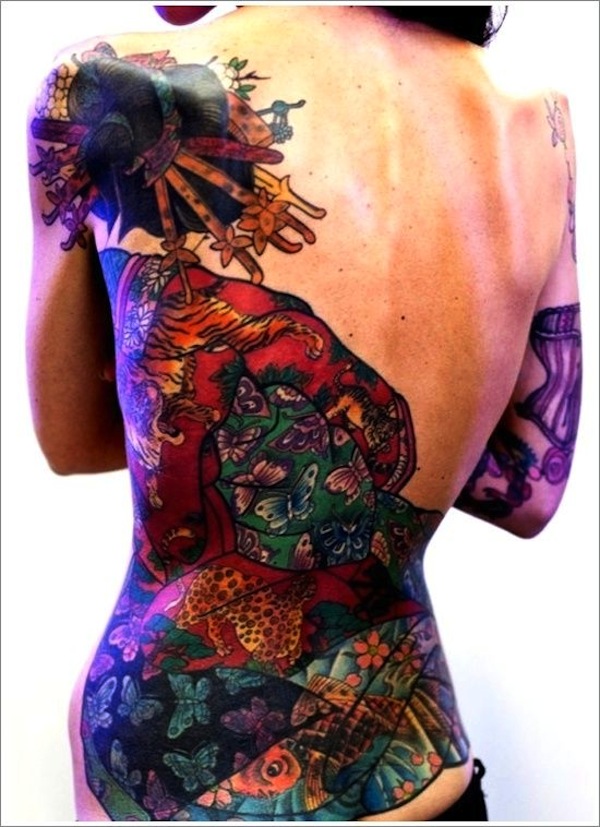 128 beste Geisha-Tattoos