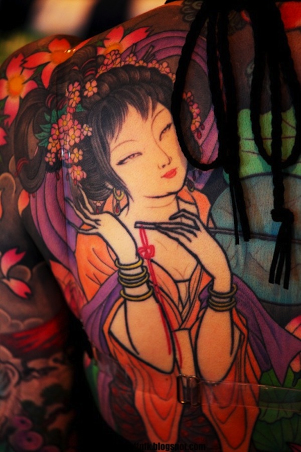 128 beste Geisha-Tattoos