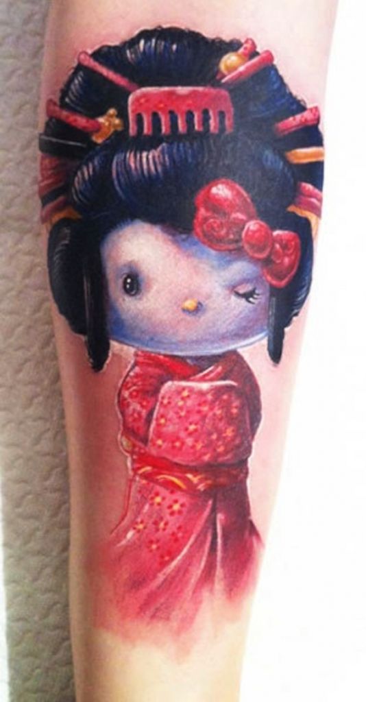 128 beste Geisha-Tattoos