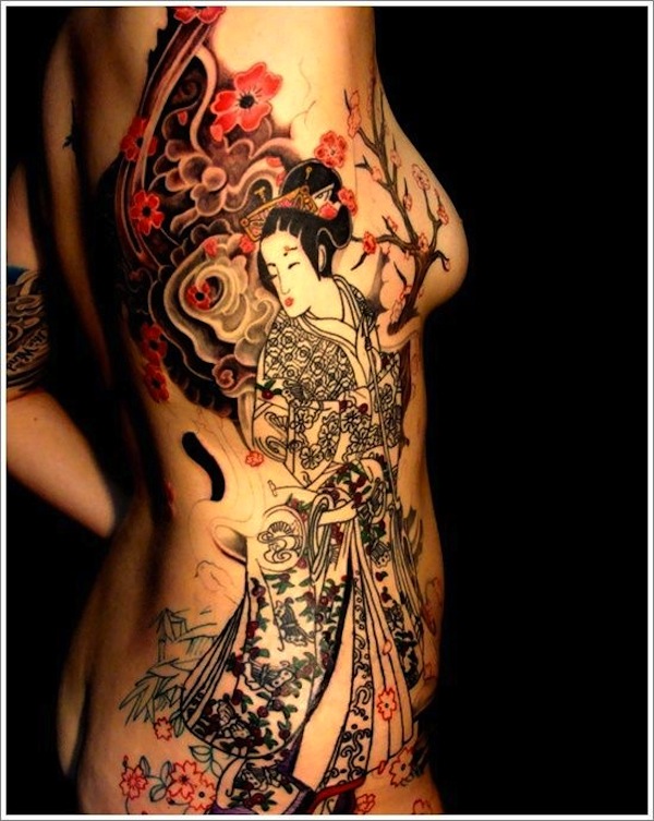 128 beste Geisha-Tattoos