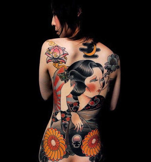 128 beste Geisha-Tattoos