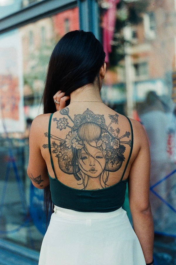 128 beste Geisha-Tattoos