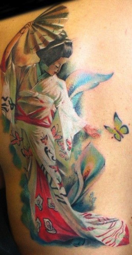 128 beste Geisha-Tattoos