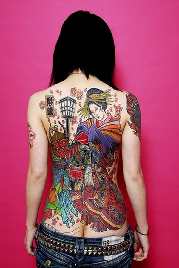 128 beste Geisha-Tattoos