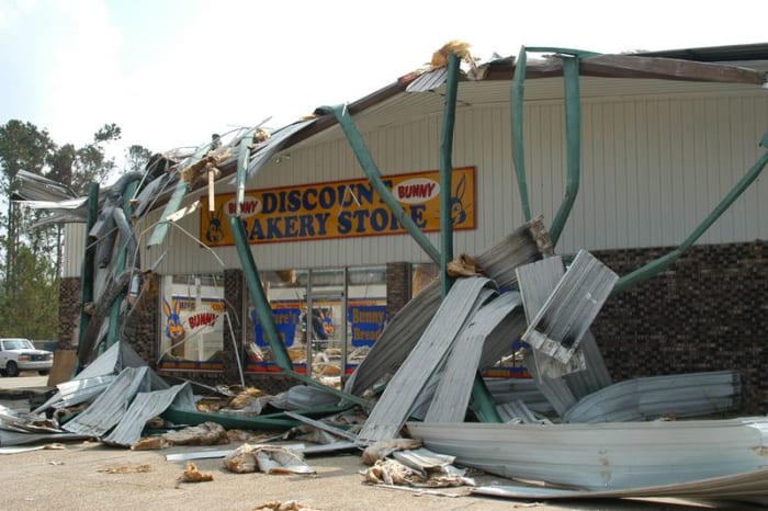 Hattiesburg, MS, ist einem hohen Risiko für Hurrikane, Tornados und Waldbrände ausgesetzt.