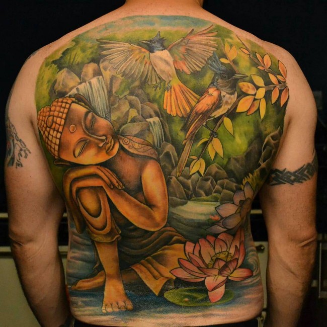 131 Buddha Tattoo Designs, die es einfach richtig machen