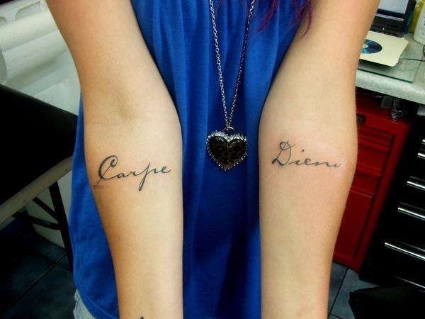 138 Carpe Diem Tattoos