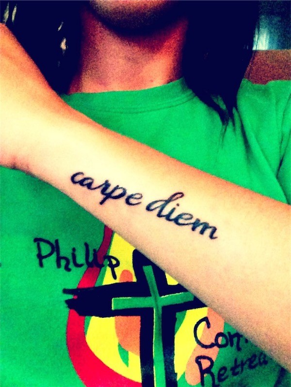 138 Carpe Diem Tattoos