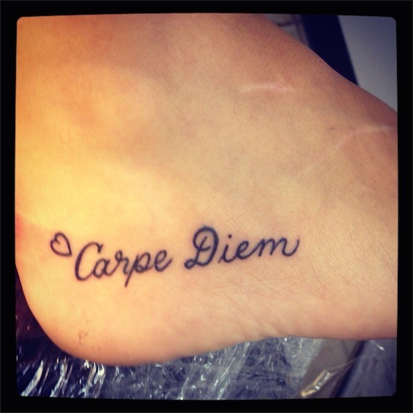 138 Carpe Diem Tattoos