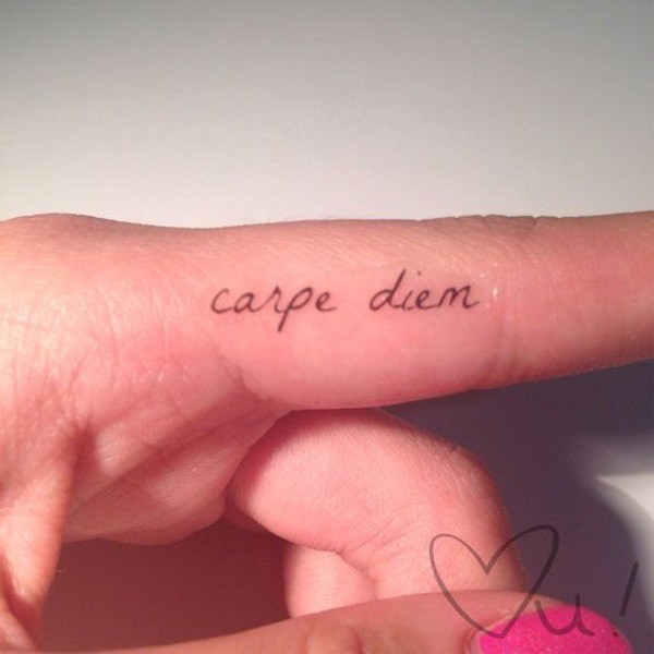 138 Carpe Diem Tattoos