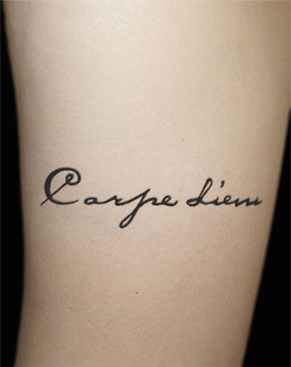 138 Carpe Diem Tattoos