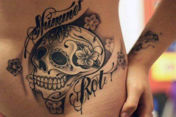 138 coole Zuckerschädel-Tattoos