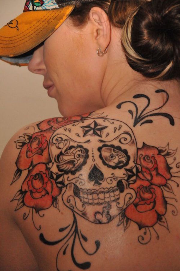 138 coole Zuckerschädel-Tattoos