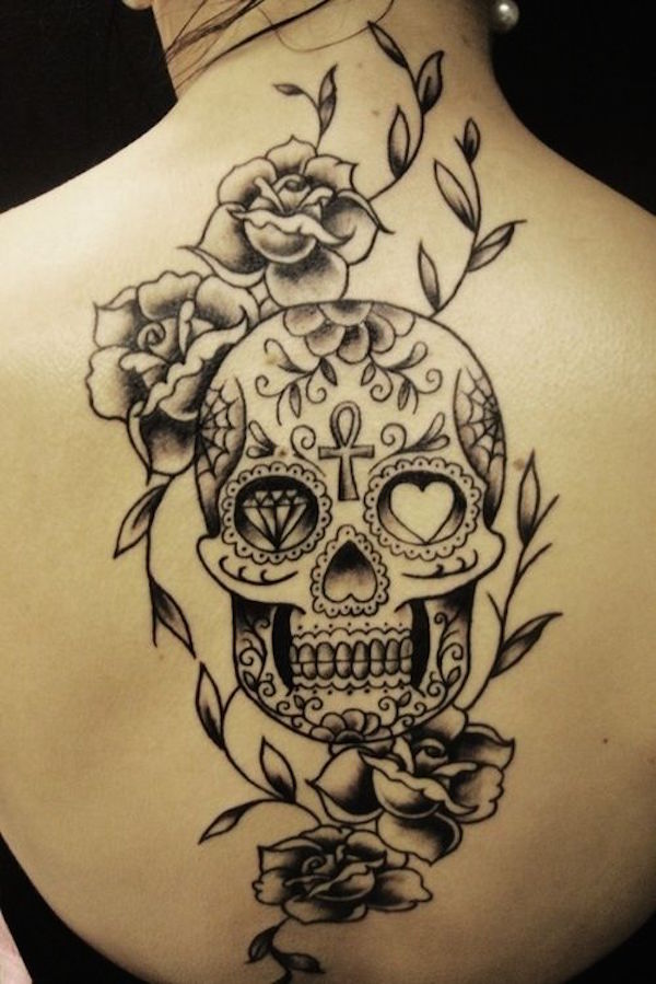 138 coole Zuckerschädel-Tattoos