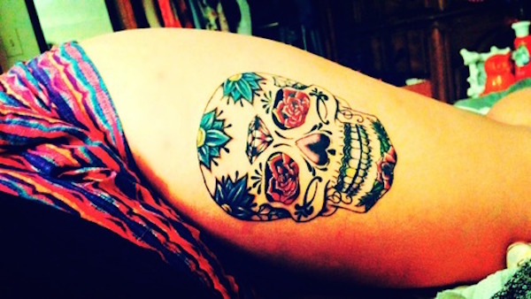 138 coole Zuckerschädel-Tattoos
