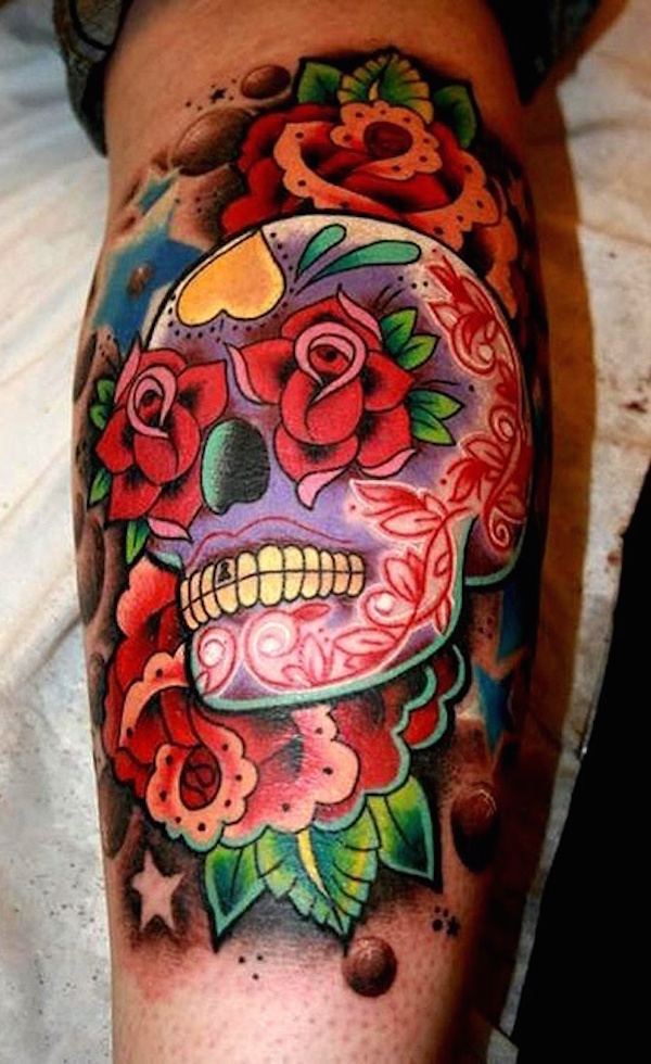 138 coole Zuckerschädel-Tattoos