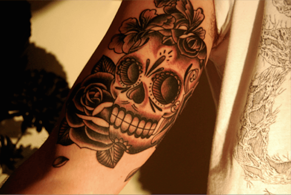 138 coole Zuckerschädel-Tattoos