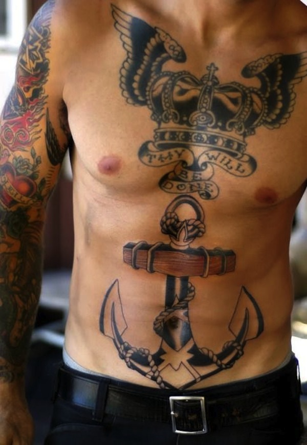 140 beste Anker-Tattoos, um geerdet zu bleiben