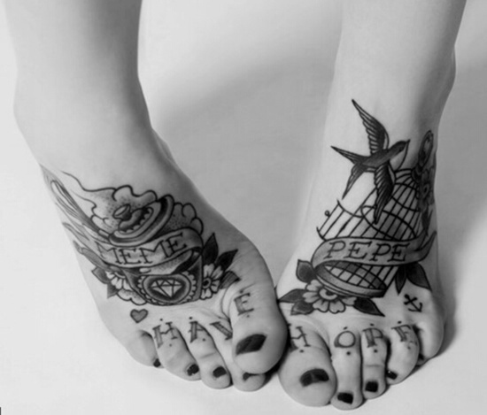 147 Foot Tattoo Designs لمساعدتك على ترك بصمة أكثر انحدارًا