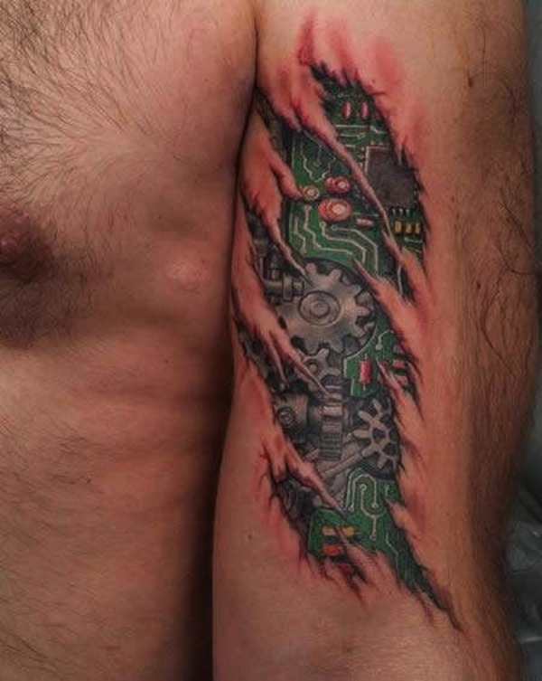 148 Biomechanické tetování pro geeky