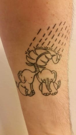 Muž si nechal toto tetování pro svou manželku, která trpí depresemi.