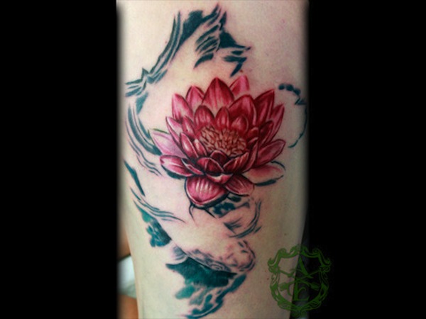 155 návrhů tetování Lotus Flower