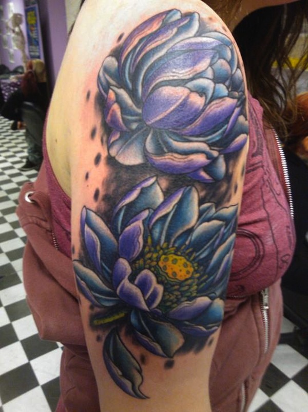 155 návrhů tetování Lotus Flower