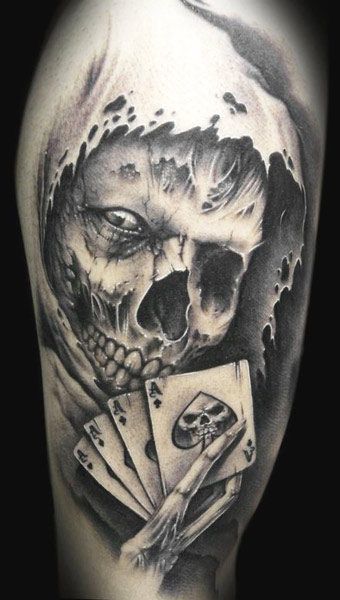 160 Totenkopf Tattoos - Beste Tattoos, Designs und Ideen