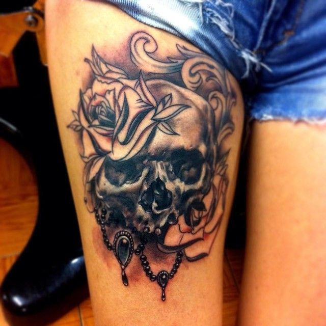 160 Skull Tattoos - أفضل الأوشام والتصاميم والأفكار