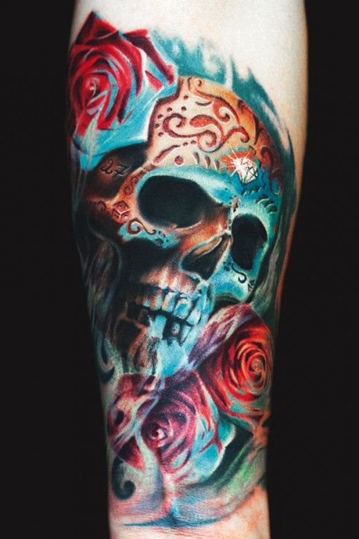 160 Totenkopf Tattoos - Beste Tattoos, Designs und Ideen