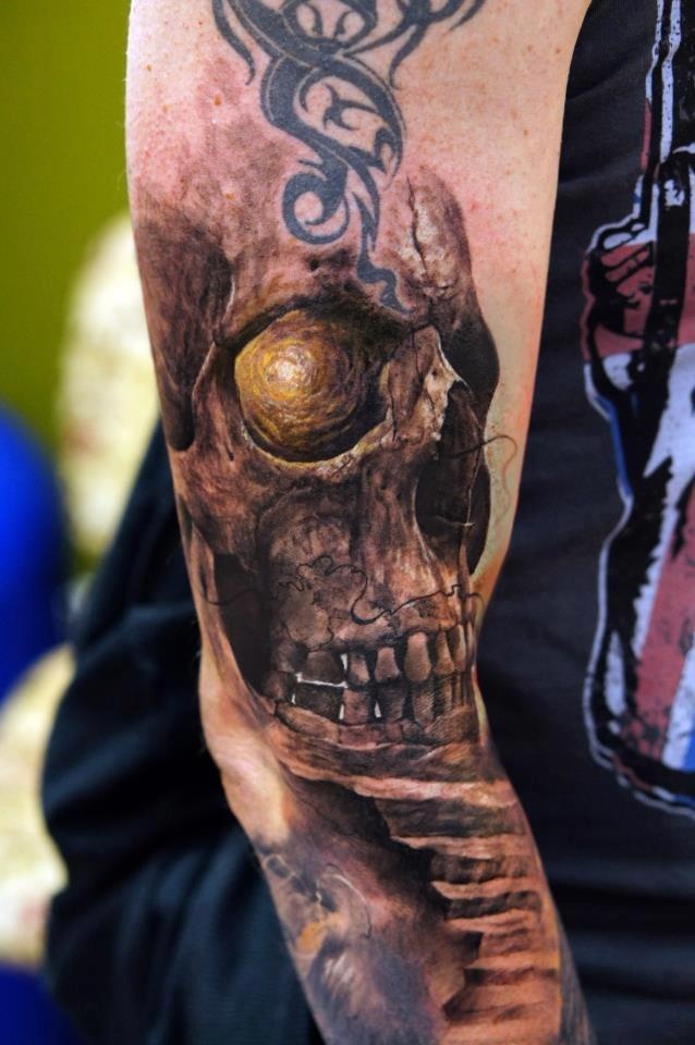 160 Totenkopf Tattoos - Beste Tattoos, Designs und Ideen