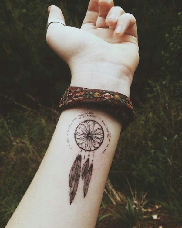 166 Dreamcatcher Tattoos من أجل ليلة نوم هانئة