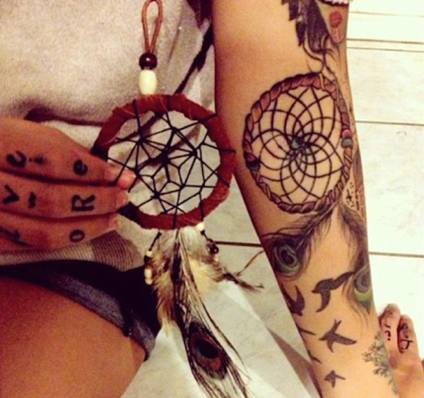 166 Dreamcatcher Tattoos من أجل ليلة نوم هانئة