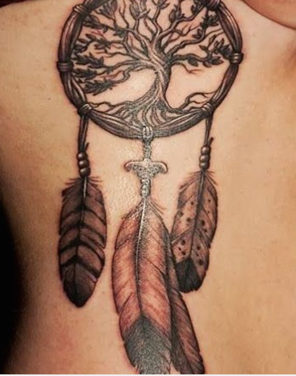 166 Dreamcatcher Tattoos من أجل ليلة نوم هانئة