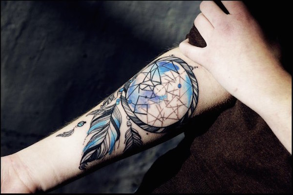 166 Dreamcatcher Tattoos من أجل ليلة نوم هانئة