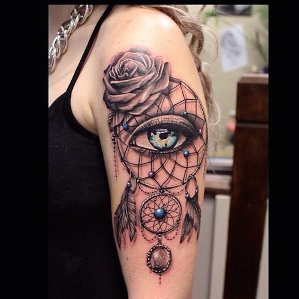 166 Dreamcatcher Tattoos من أجل ليلة نوم هانئة