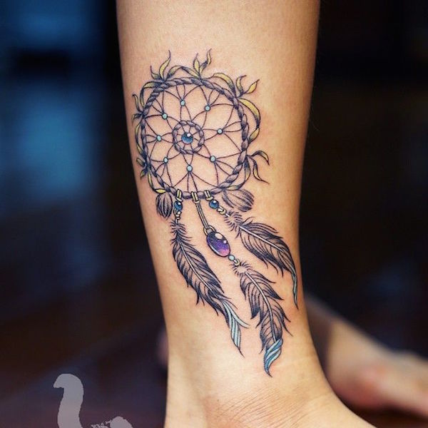 166 Dreamcatcher Tattoos من أجل ليلة نوم هانئة