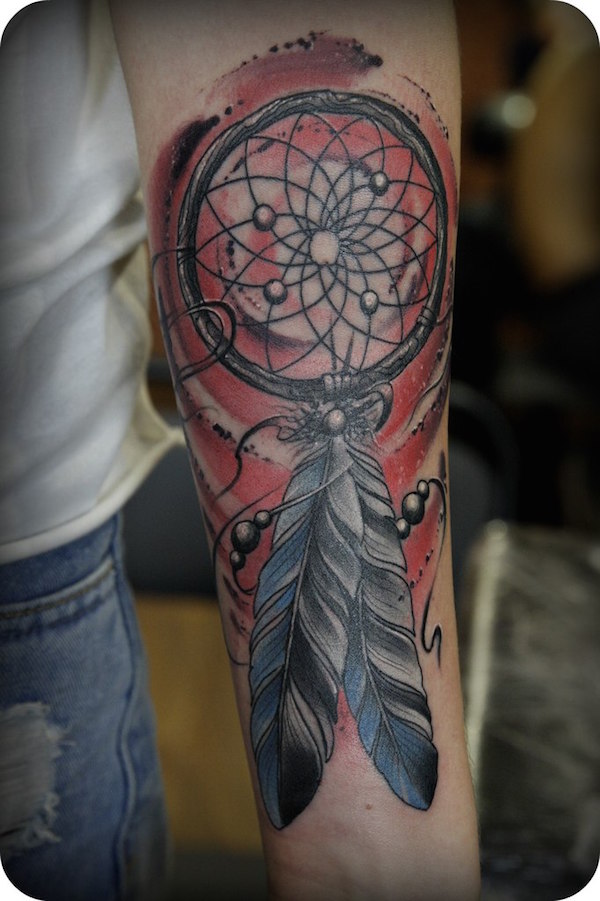 166 Dreamcatcher Tattoos من أجل ليلة نوم هانئة