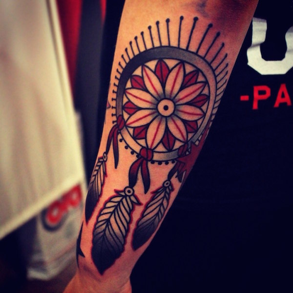 166 Dreamcatcher Tattoos من أجل ليلة نوم هانئة