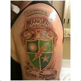 Motto Army Ranger: Sua Sponte (z vlastní vůle)