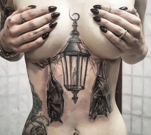 Foto přes pinterest Toto tetování naprosto milujeme! Strašidelné a sexy!