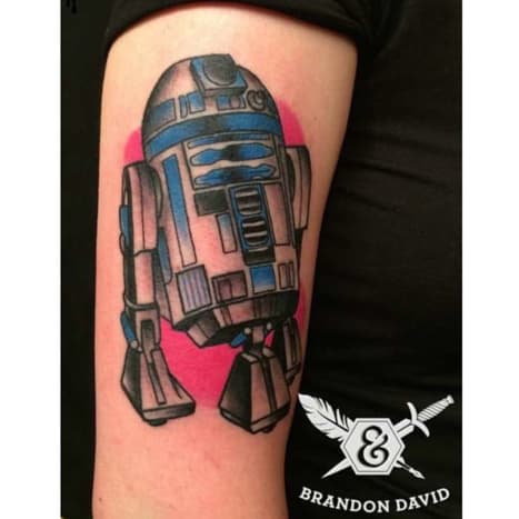 Tätowierung von Brandon David.