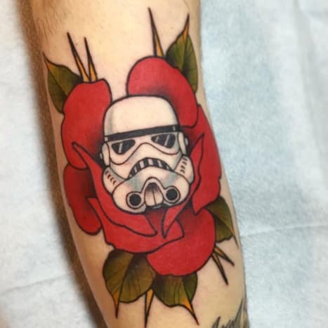 Tätowierung von Matt Sandoz.