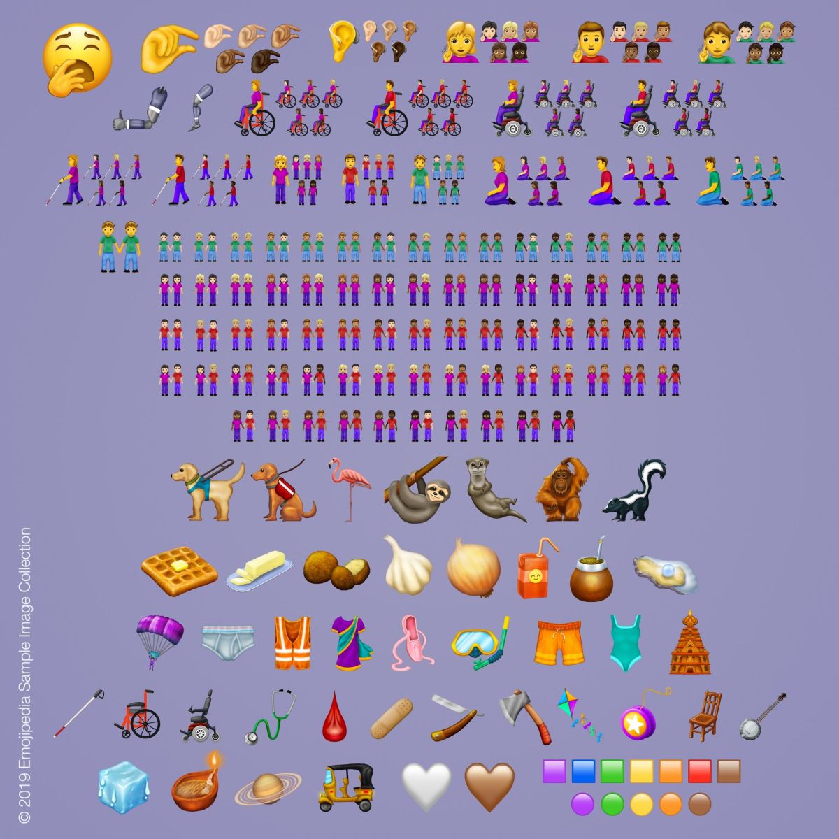 Emoji-Tattoos, Tattoo-Ideen, Emoji-Tattoo-Ideen, neue Emojis, Emoji-Update 2019, Emoji kneifen, Auberginen-Emoji, neue Emoji-Liste, neue Emoji-Liste 2019, Apple, Apple-Emojis, Android-Emojis, Das Unicode-Konsortium, eingefärbtes Magazin