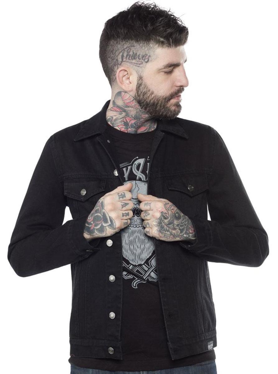 HERREN-DENIMJACKE VON KUSTOM KREEPS