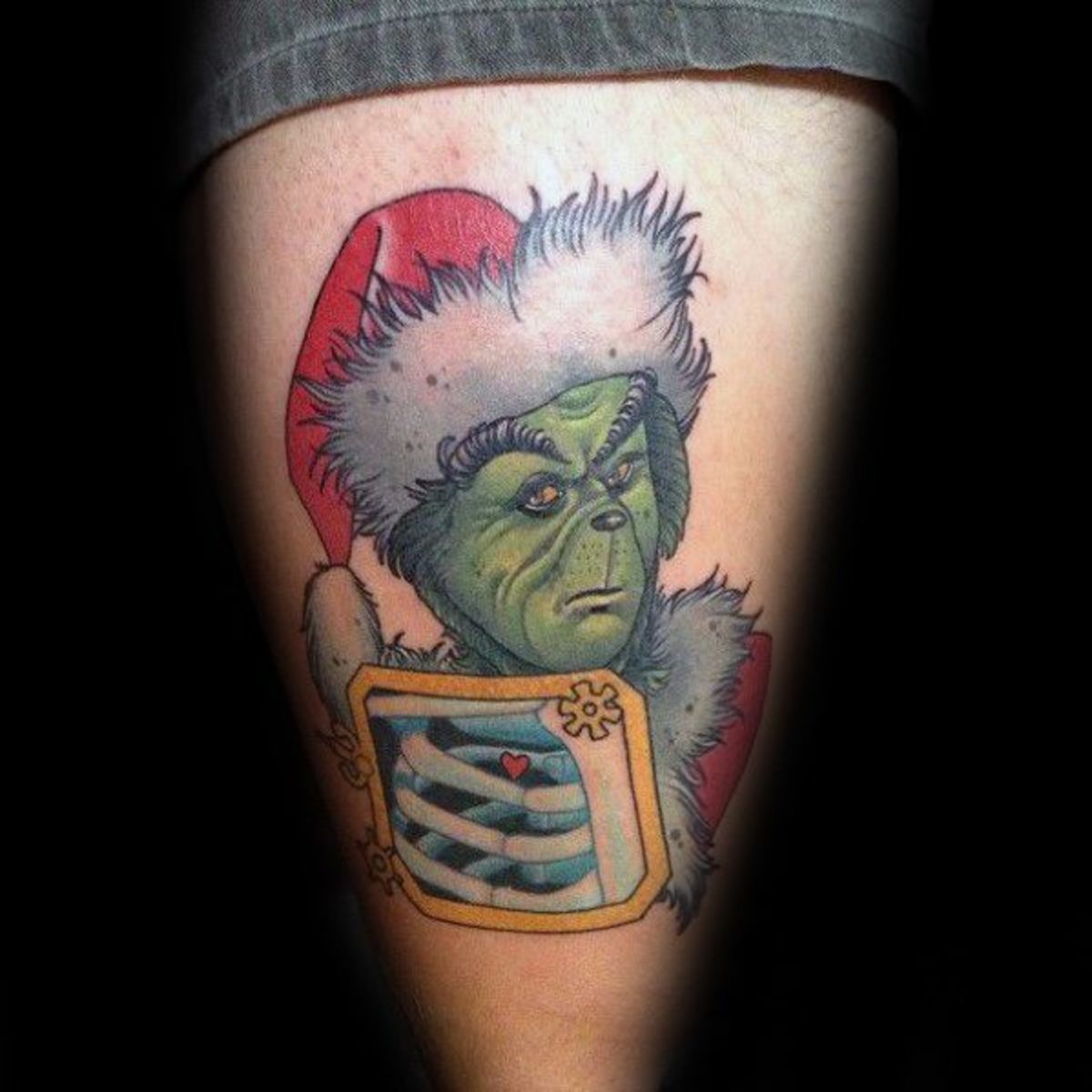 Amazing-And-Great-Grinch-Tattoo