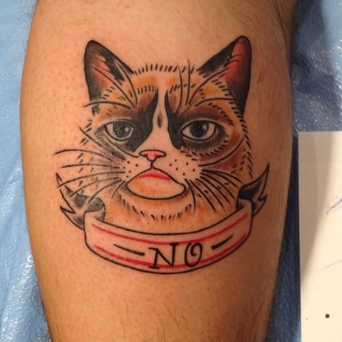 Amazing-Grumpy-Cat-Tattoo-by-Al-Lytle