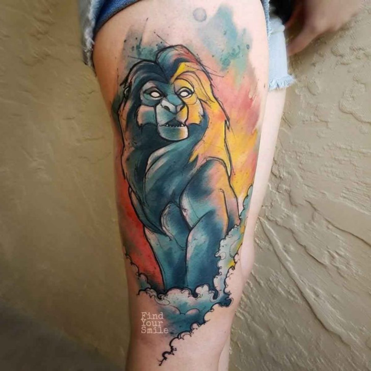 Mufasa-Löwen-König-Tattoo-von-Russell-Van-Schaick-728x728